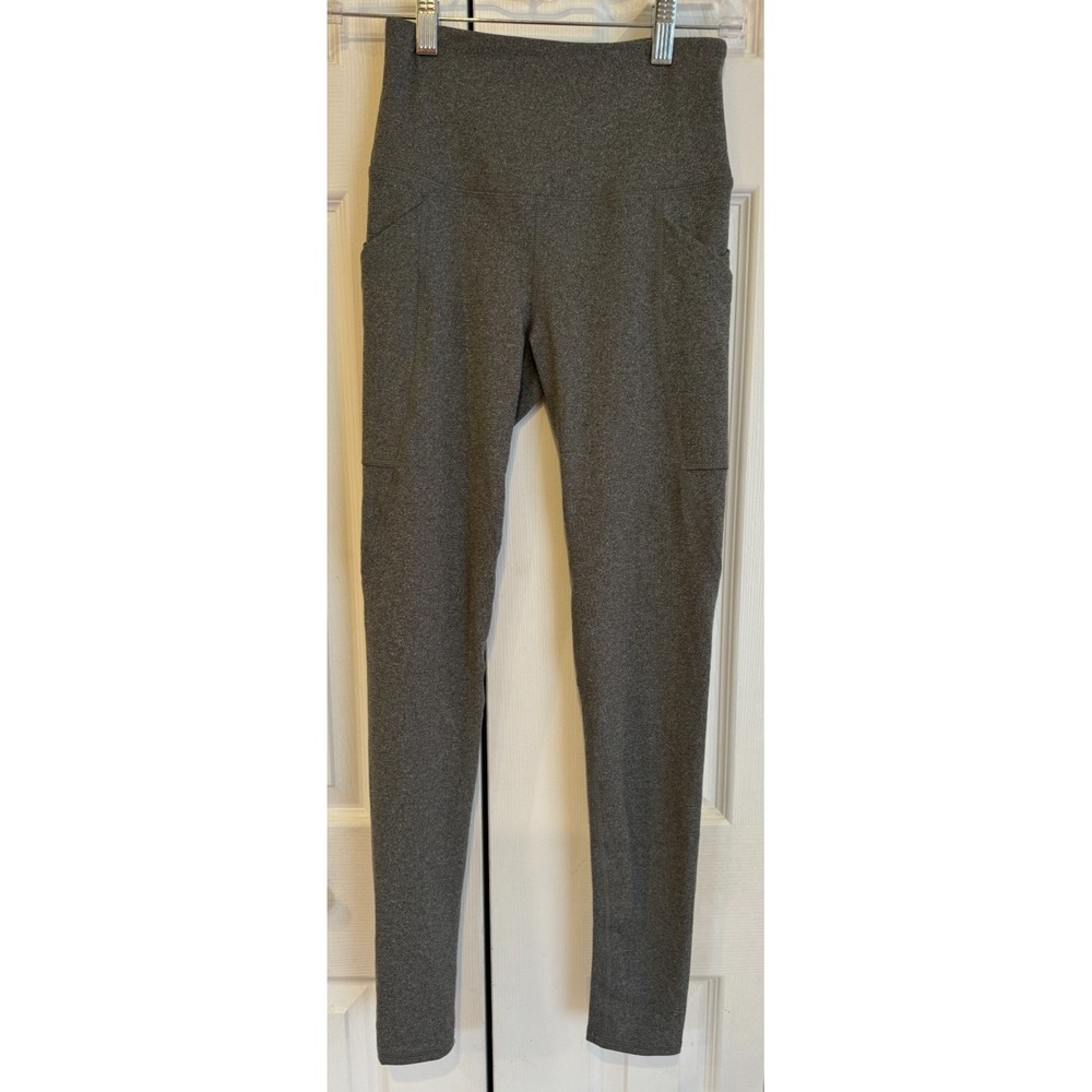 NEW SO Sporty High Rise 7/8 Length Gray Leggings with Pockets Women's Size XS